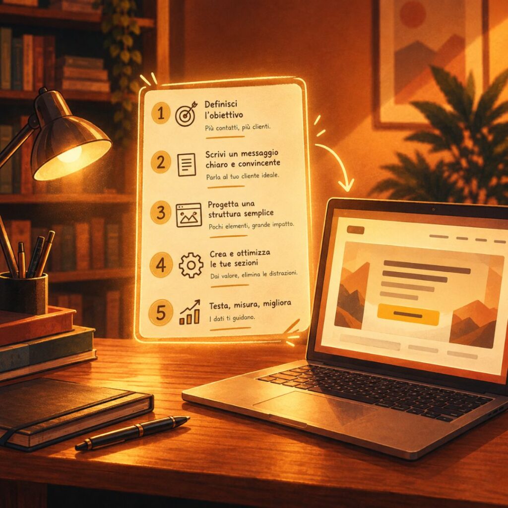 come-creare-landing-page-che-converte Passaggi pratici per creare una landing page per liberi professionisti che converte